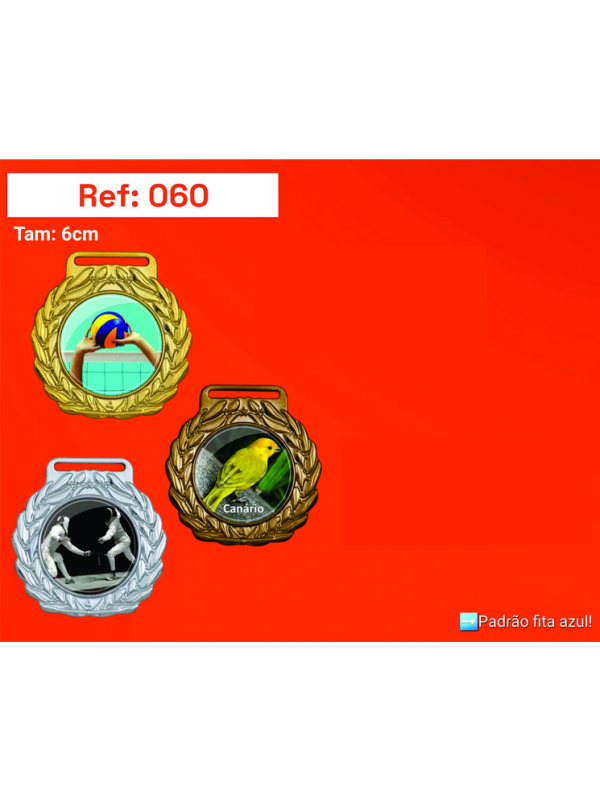MEDALHA MD060 - PRATA 