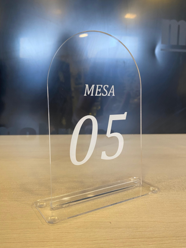 PLACA DE MESA - 10X15