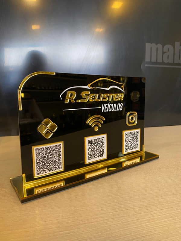 PLACA QRCODE 