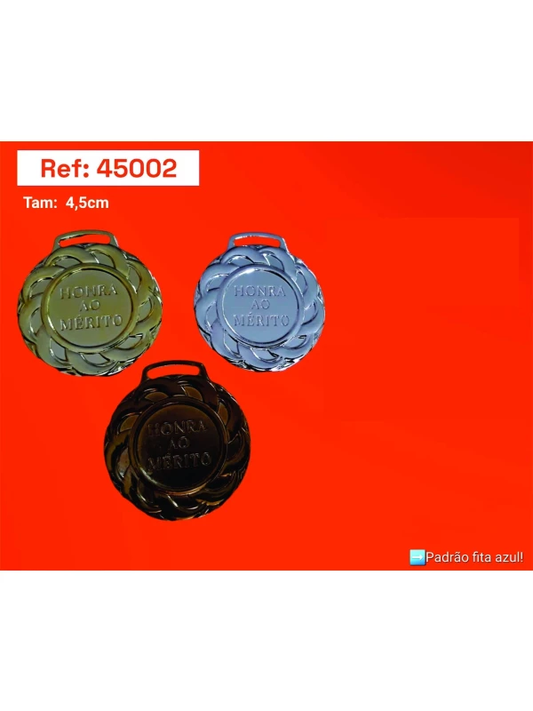 MEDALHA MD45002 - PRATA 