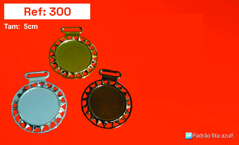 MEDALHA MD300 - PRATA