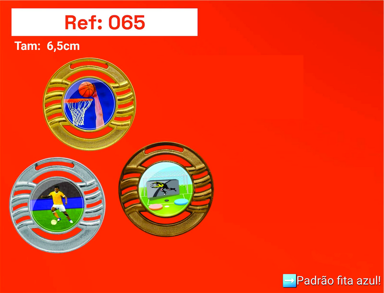 MEDALHA MD065-DOURADA