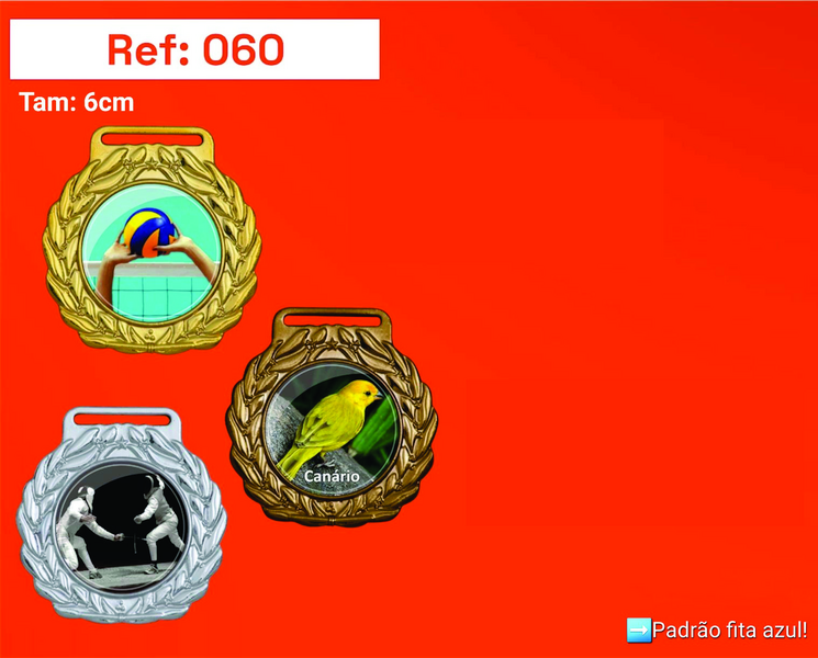 MEDALHA MD060 - DOURADA 